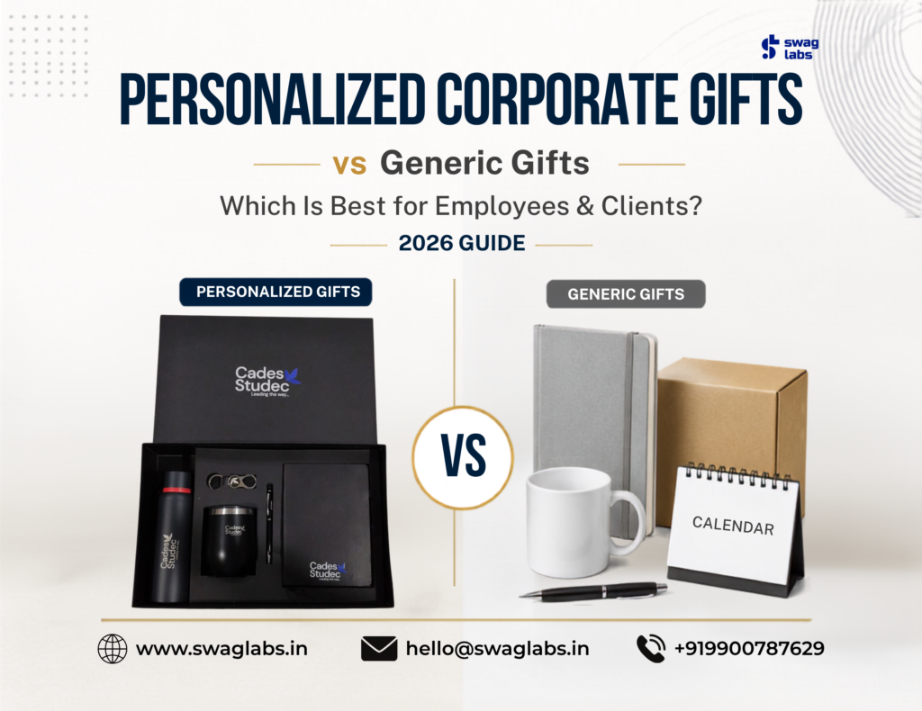 Personalized corporate gifts vs generic gifts for employees and clients