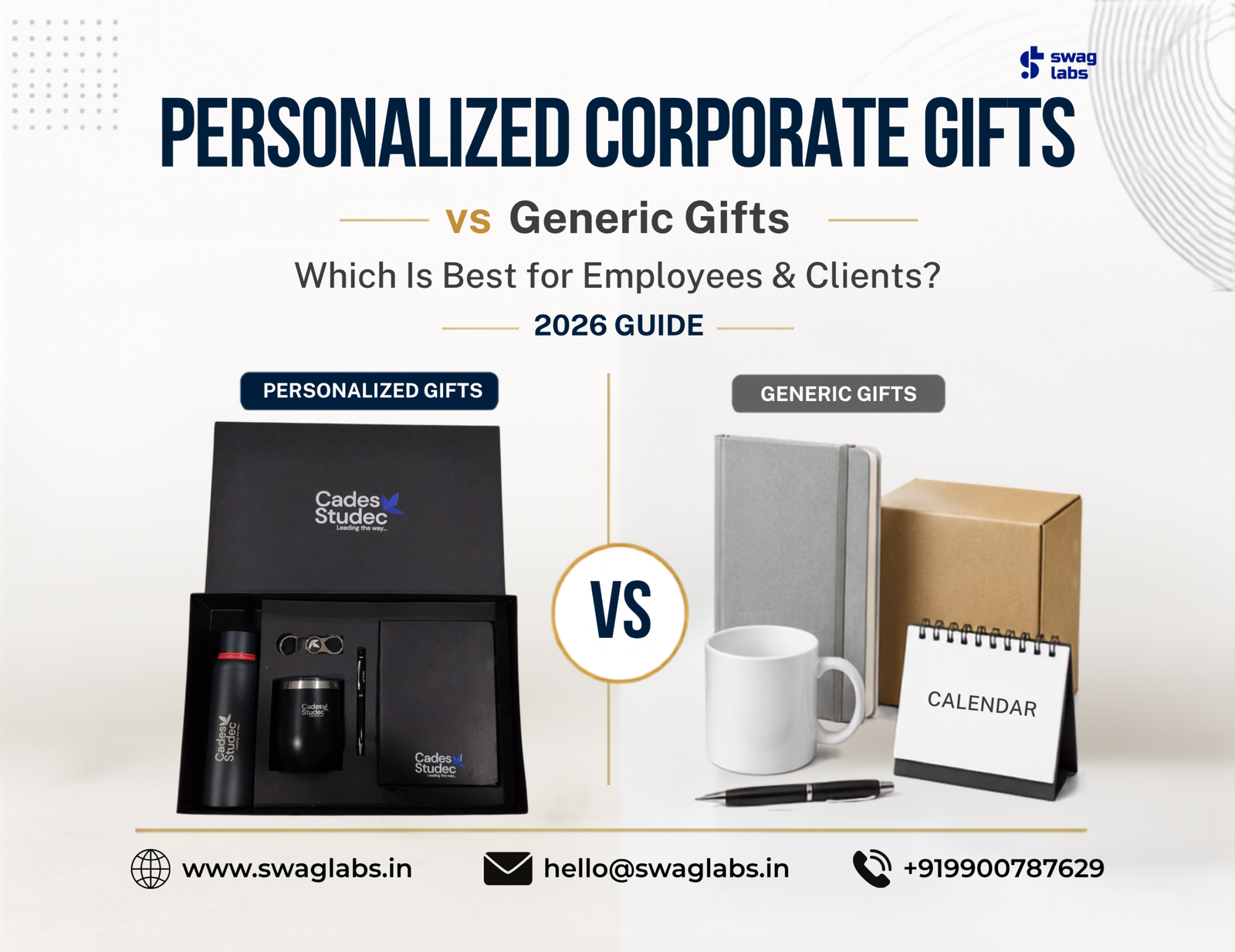 Personalized corporate gifts vs generic gifts for employees and clients
